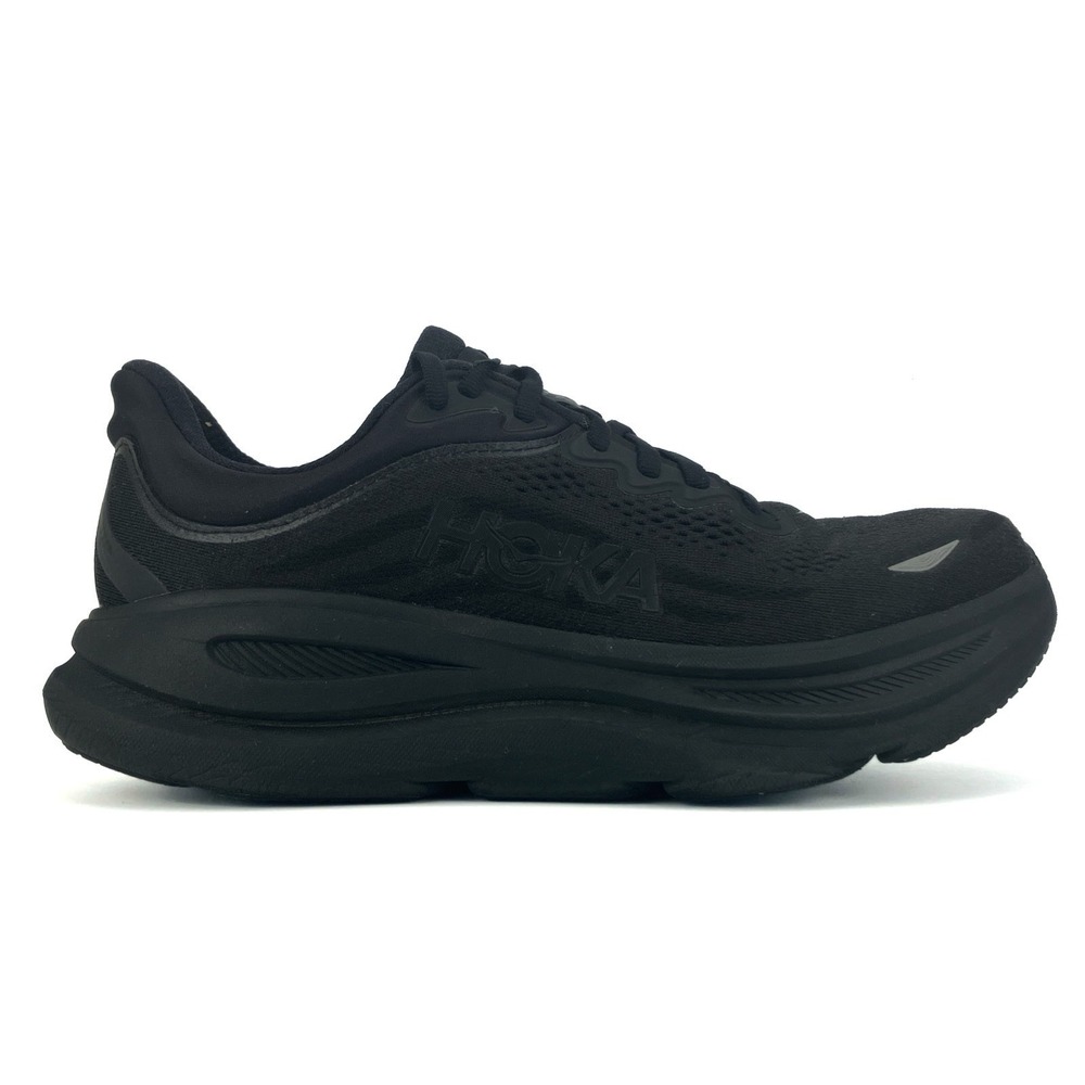 Hoka One One Bondi 9 - Men's Size 8.5D 'Black/Black' (1162011-BBLC)